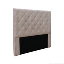 Ver imagem 1 de Cabeceira Cama Box Queen 160 Cm Tania Linho Areia S04 - D'Rossi