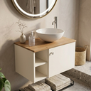 Ver imagem 6 de Gabinete de Banheiro com Porta Off White com Nature