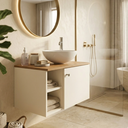 Ver imagem 4 de Gabinete de Banheiro com Porta Off White com Nature