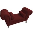 Ver imagem 1 de Recamier Grécia 160x50 Suede Vinho - Dominic Decor Grecia