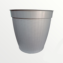 Ver imagem 3 de Vaso Redondo Estilo Vime Borda Reta 44 Litros