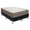 Cama Box King: Colchão Molas Superpocket Ensacadas Ortobom Light Saúde + Base Black(186x198) - 1