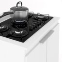 Ver imagem 6 de Armário de Cozinha e Balcão Cooktop Pérola Z34 Branco - Mpozenato