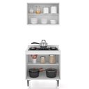 Ver imagem 5 de Armário de Cozinha e Balcão Cooktop Pérola Z34 Branco - Mpozenato