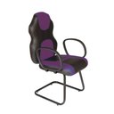 Ver imagem 2 de Cadeira Gamer Interlocutor Linha Gamer Racing Roxo