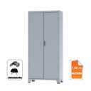 Ver imagem 4 de Armário de Aço c/ 02 portas – PA 75 – 1,66×0,75×0,32m – CHAPA # 26 – AMAPA – 12111