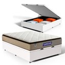 Ver imagem 1 de Cama Box Baú com Colchão Gazin de Molas Ensacadas Pillow Top Air Pro Casal 138cm