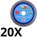 Ver imagem 2 de Kit 20 Disco Prando Porcelanato Azul Ultrafino