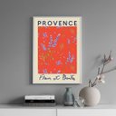 Ver imagem 1 de Quadro Poster Flower Market - Provence 33x24cm:madeira Preta
