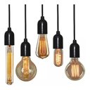 Ver mais imagens de Kit/2 Lustre Pendente Luminária Md-4149 Suporte para Lâmpada / Não Inclusa - Bivolt