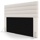 Ver imagem 1 de Cabeceira Cama Box Casal 140cm Rubi W01 Linho Cru - Mpozenato