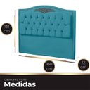 Ver imagem 2 de Cabeceira Casal Queen Size Estofada para Cama Box Maitê Veludo Ateliê do Conforto Cabeceira Casal Qu