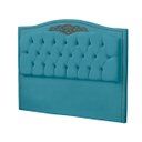 Ver imagem 1 de Cabeceira Casal Queen Size Estofada para Cama Box Maitê Veludo Ateliê do Conforto Cabeceira Casal Qu