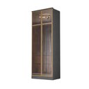 Ver imagem 4 de Guarda Roupa Modulado 10 Portas c/ Reflecta e LED 100% MDF Cor:Grafitto