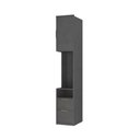 Ver imagem 6 de Guarda Roupa Modulado 10 Portas c/ Reflecta e LED 100% MDF Cor:Grafitto