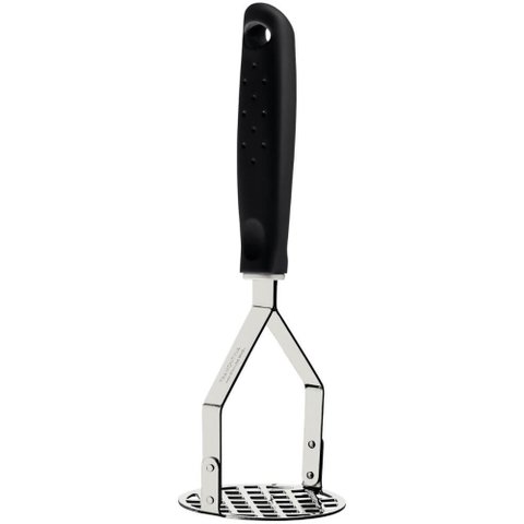Amassador de Batatas Legumes Manual Tramontina Utilità Inox Espremedor Cabo Ergonômico Preto