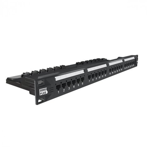 PATCH PANEL CAT.5E 24 PORTAS T568A/B 35050438 FURUKAWA SOHO PLUS