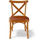 Ver imagem 5 de Cadeira para Sala de Jantar e Estar Living Estofada Ávila L02 Couríssimo Camel - Lyam