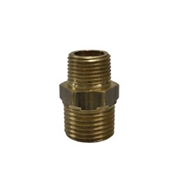 União Conexão Redutora Niple 1/2 Npt Macho X 3/8 Npt Macho para Gás - 2