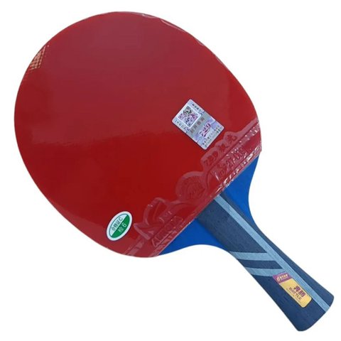 Raquete de Ping Pong Profissional Equilibrada Estrutura em Carbono Confortavel Versatil Esporte Teni