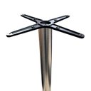 Ver imagem 3 de Mesa Pisa Beta Bistrô Fratini 107,50cm (a) Disco Redondo Inox Tampo Mdp Quadrado Samba 70cm (l)