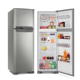 Refrigerador Continental Duplex Frost Free 370L Prata 127V TC41S - 1