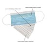 Máscara Descartável Tripla Camada com Elástico 50 Unidades - 8