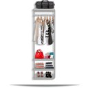 Ver imagem 1 de Guarda Roupa Closet Aramado sem Portas CLR285 - 0,70m - Branco