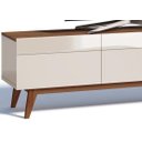 Ver imagem 2 de Rack Classic 3 Gavetas 180cm Imcal 11275 Off White Freijó Sala