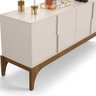 Buffet Amalfi Pé Madeira Off-white Madero Canela - 3
