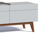 Ver imagem 3 de Rack Classic 3 Gavetas 180cm Imcal 1129 Branco Sala para TV