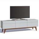 Ver imagem 1 de Rack Classic 3 Gavetas 180cm Imcal 1129 Branco Sala para TV