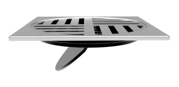 Tampa De Ralo Inox 10cm / 15cm Com Fechamento Automatico Lorenzetti - 2 RALOS 10X10 + 2 RALOS 15X15 - 1