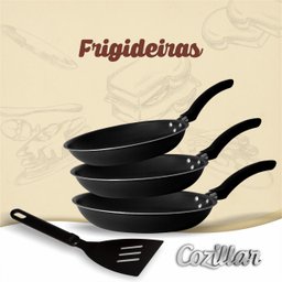 Jogo de Frigideira 3 Peças 16/18/20 Cm + Espátula - Cozinha - 5