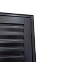 Ver imagem 4 de Porta Palheta de Alumínio Preto Maçaneta Premium Linha Roma:Esquerda/210 x 100