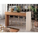 Ver imagem 2 de Aparador Buffet Astro com Espelho Nature/ Off White para Sala de Estar Recepção