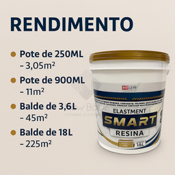 Smart Resina Incolor 3,6l 5 em 1 Dry Levis | Impermeabilizante, Verniz, Selador Base D’água - 8