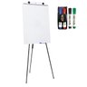 Flip Chart Quadro Branco 60x90cm Tripé Retrátil com 4 Marcadores e Apagador - 1