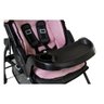 Carrinho de Bebê Romano Preto e Rosa - Galzerano - 3
