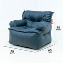 Ver mais imagens de Pufe Poltrono com Apoio Pés - sem Estrutura de Madeira