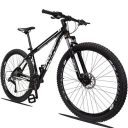 Bicicleta Aro 29 Quadro 19 Alumínio 27v Câmbio Shimano Freio Disco Hidráulico Z1 Preto - Dropp - 3