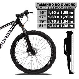 Bicicleta Aro 29 Quadro 19 Alumínio 27v Câmbio Shimano Freio Disco Hidráulico Z1 Preto - Dropp - 5