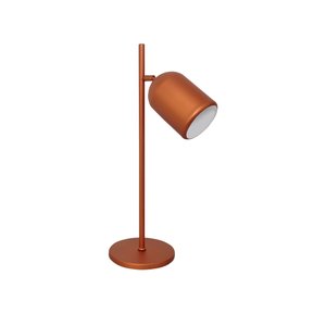 LUMINÁRIA DE MESA ANNY 1 LAMP E27 COBRE - 3106 LUM CB