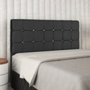 Ver imagem 1 de Cabeceira Emma para Quarto de Casal 140cm Preto