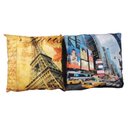 Ver imagem 3 de Kit 4 Almofadas Decorativas Viagens Paris Mundo Turismo