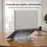 Suporte De Notebook De Alumínio Ajustável Para Notebook 6 Ângulos De Alumínio Dobrável E Ergonômico  - 4