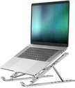 Ver imagem 7 de Suporte De Notebook De Alumínio Ajustável Para Notebook 6 Ângulos De Alumínio Dobrável E Ergonômico
