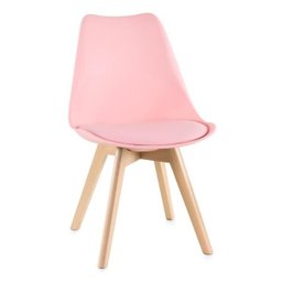 Cadeira Leda - Rosa Claro - 1