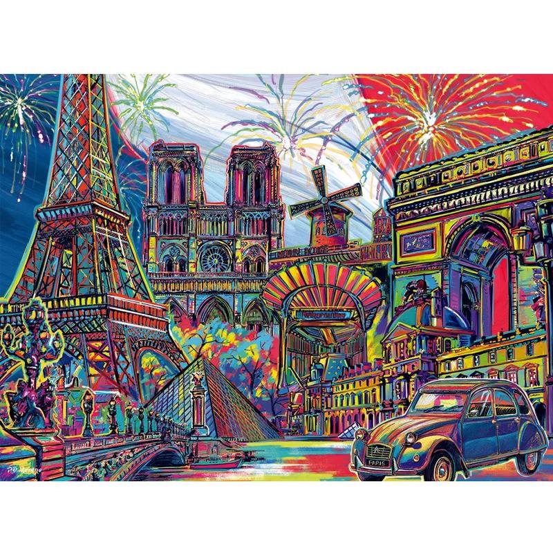 Quebra Cabeça Puzzle 500 Pçs Paris França