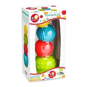 Brinquedo Para Bebês Fofibolas - Pais e Filhos